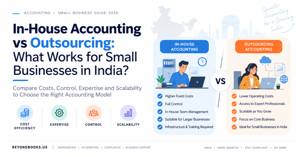 In-House Accounting vs Outsourcing: What Works for Small Businesses in India?